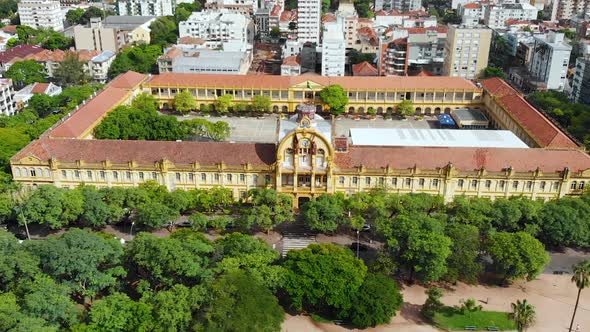 Military College, Architecture (Porto Alegre, Brazil) aerial view alt