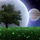 Fantasy Nature. Moon and Jupiter - VideoHive Item for Sale