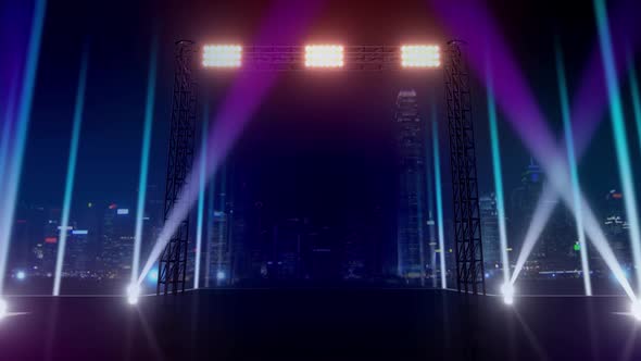 Stage with spot lighting alt