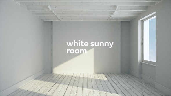 White Sunny Room 4k