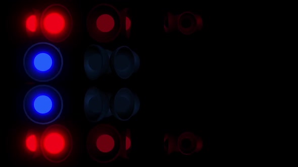 11 Red-Blue Light Effects Pack alt