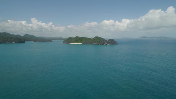 Seascape of Caramoan Islands, Camarines Sur, Philippines alt