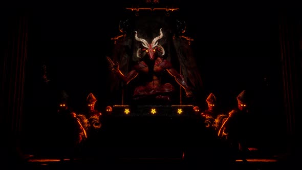 Goat Demon Baphomet VJ Loop alt