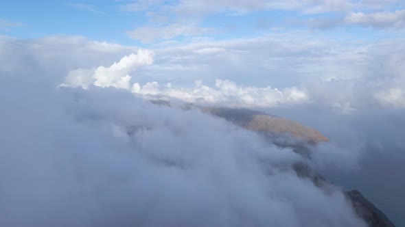 Incredible Views Through the Clouds of the Canary Volcanic Island of La Gomera alt