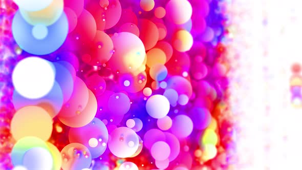 Color Spheres In Blurred Space 4