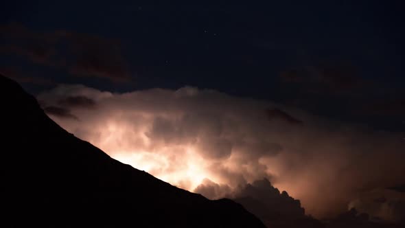Great St Bernard Pass alps switzerland mountains timelapse stars night alt