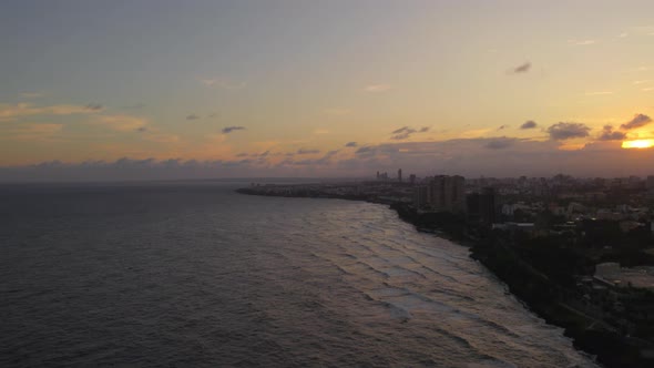 Sky And City Sunset View