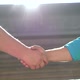 Close Up of Handshake in Construction Site - VideoHive Item for Sale