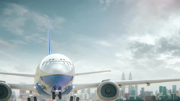 Airplane Take Off Kuala Lumpur Malaysia Third Version alt