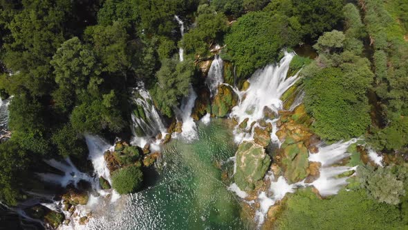 Amazing Forest Waterfall