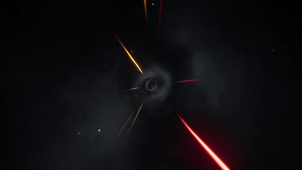 Pass Through Intersecting Laser Beam Smoky Space Tunnel 01 alt