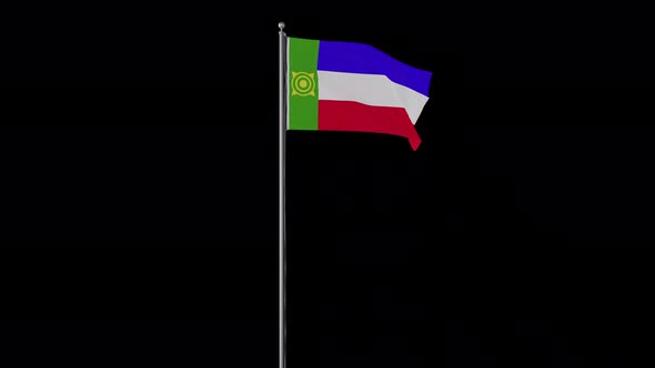 Khakassia Flag Pole Loops With Alpha alt