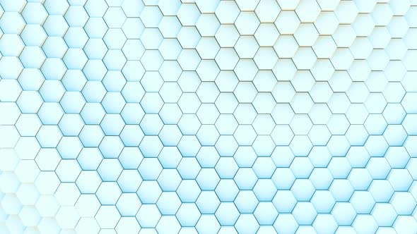 4K Hexagon Looped Background