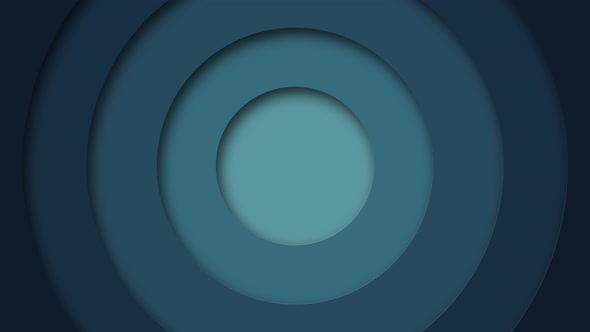 abstract logo promo pattern of circles with the effect of displacement blue clean rings animation ab