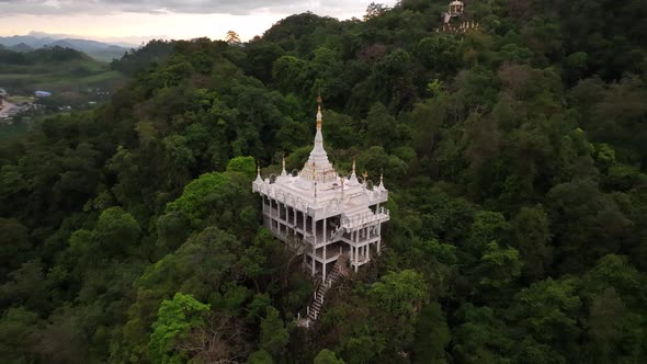 Thamma Park or Dharma Park Ban Khao Na Nai Temple Complex in Surat Thani Thailand alt