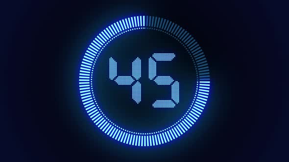 4k Digital Stopwatch Countdown