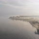 Aerial View Over Foggy Coastline - VideoHive Item for Sale