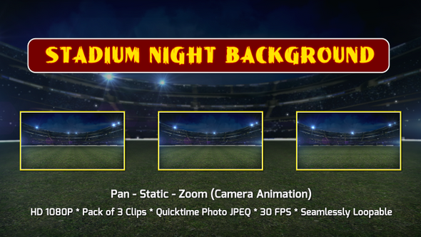 Stadium Night Background