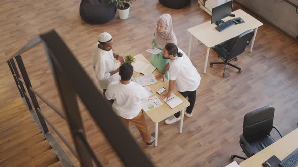 Multiethnic People Meeting in Office