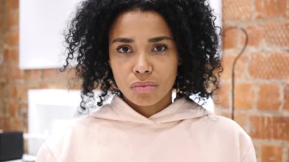 Flying Kiss Gesture By AfroAmerican Woman Love alt
