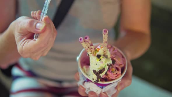 fruit ice cream with chocolate chips and other dopes alt