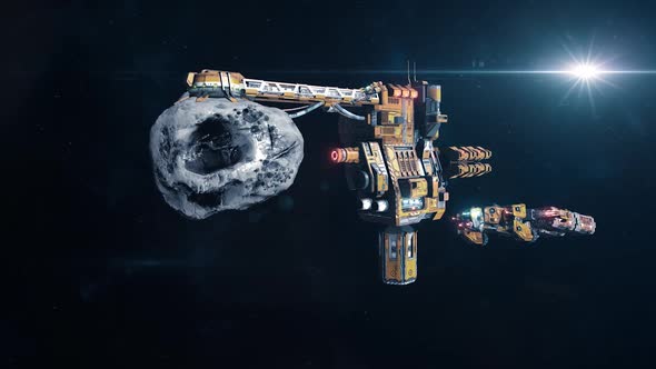 Future Asteroid Mining Operation 1