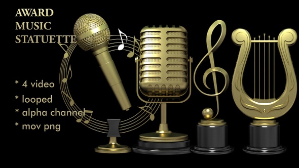 Award Music Statuette alt