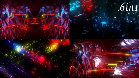 Glow Edges - VJ Loop Pack (6in1) alt