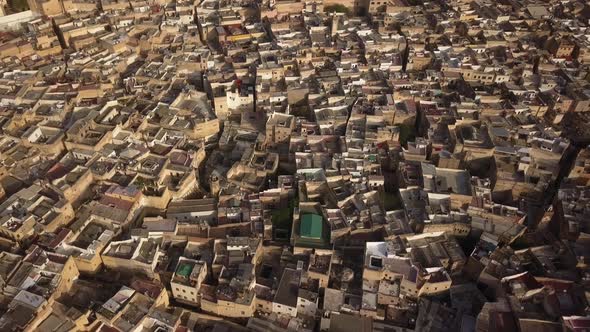 AERIAL: Old medina in Fez alt