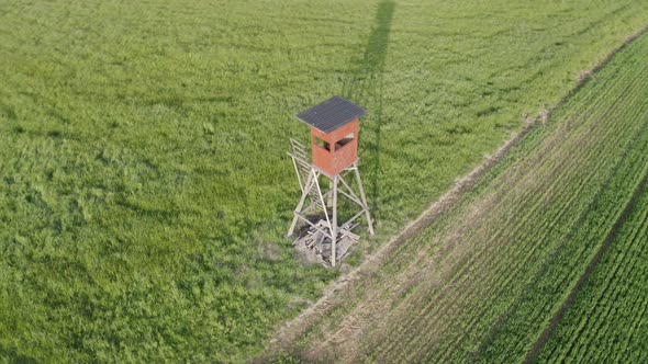 Aerial shot of high seat alt