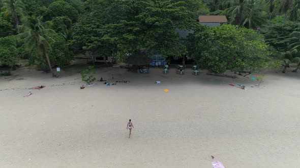 Thailand Beach with Walk Girl alt