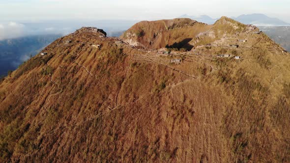 Morning on Mt. Batur in Bali, Indonesia