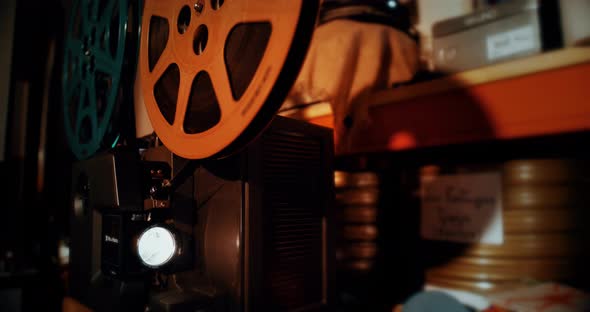 Film Projector Running
