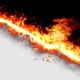 Diagonal Wipe Fire Transition - VideoHive Item for Sale