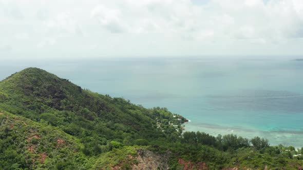 Aerial View Nature of Seychelles alt