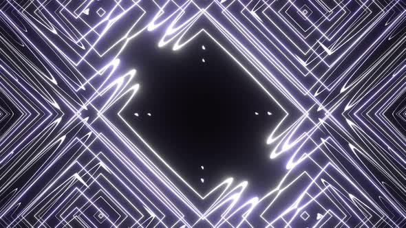 White Abstraction on a Black Background alt