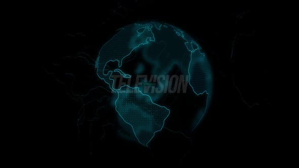 Television Earth Background 