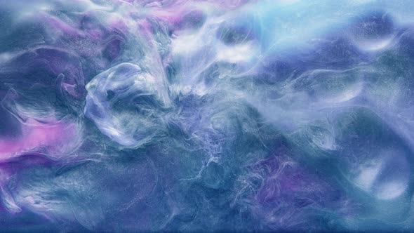 Paint Splash in Water Color Smoke Cloud Blue Fume alt