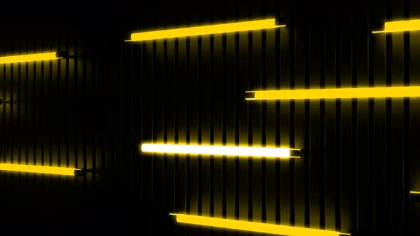 Yellow Abstract Background Loop 4K