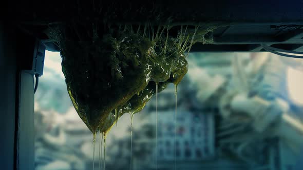 Hatched Alien Egg Sack On Spaceship alt