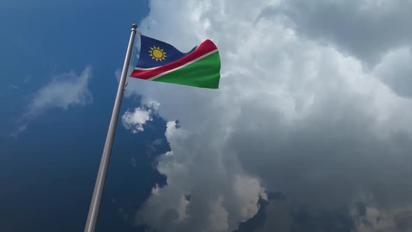 Namibia Flag Waving 2K alt