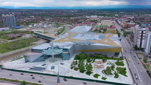 GROZNY THE CHECHEN REPUBLIC OF ICHKERIA CAUCASUS RUSSIA 6 SEPTEMBER 2019 Day of Civil Concord and alt