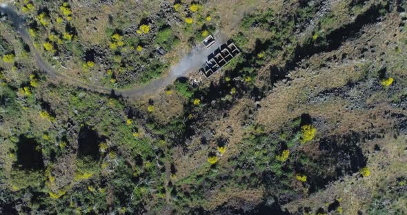 Aerial View of Sicily Mountain alt