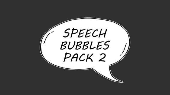 Speech Bubbles Pack 2