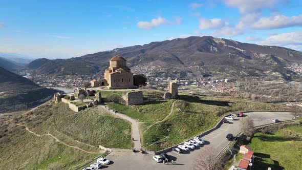 Jvary Monastery Near Mtskheta Georgia