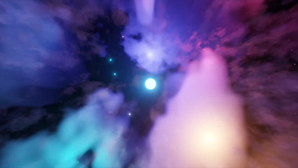 Traveling Through Star Fields in Space