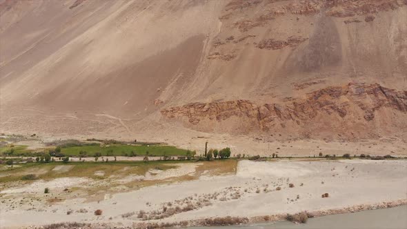 Afghanistan and Panj River Along the Wakhan Corridor alt