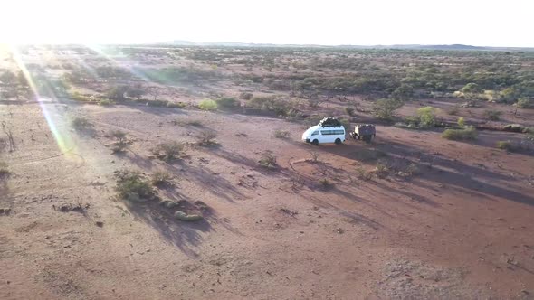 Driving outback Australia