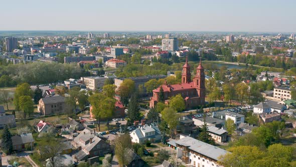 Aerial View of Panevezys alt