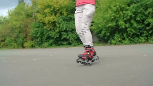 Spinning on Rollerblades  alt